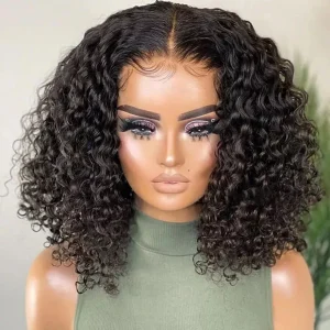 Wig Pre Plucked Brazilian Wavy Curly Wig