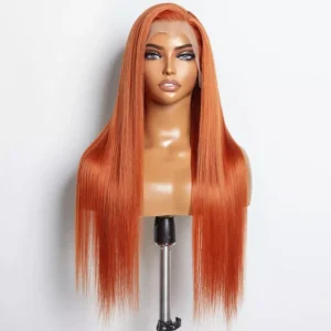 Ginger Orange Lace Front Wig 13×4 Human Hair