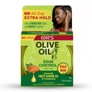 ORS Olive Oil Edge Control Hair Gel Infused with Almond Oil
