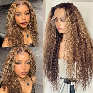 Ombre Lace Front Human Hair Wig