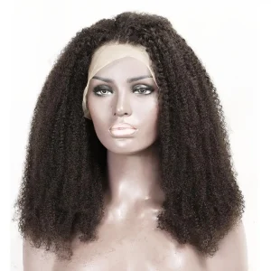 4C Afro Kinky Curly Lace Frontal Wig