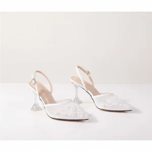 Slingback stiletto with Clear Heel
