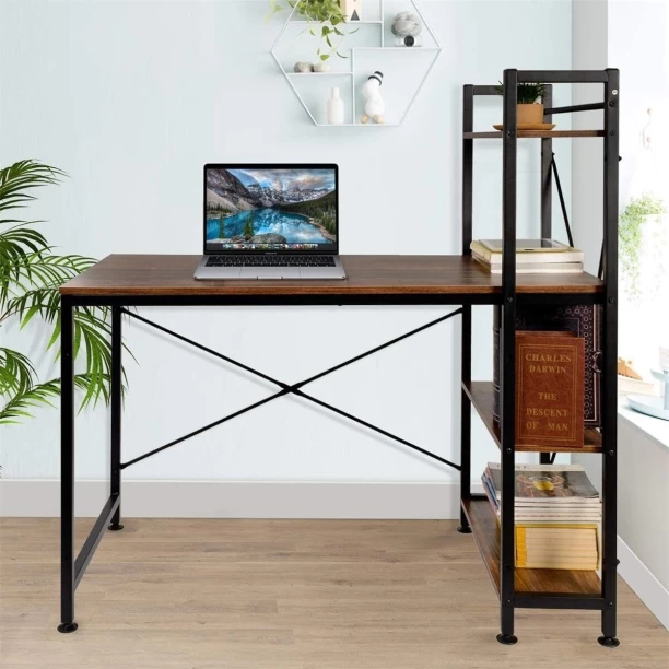 Generic 03 Solid Wood Computer Desk – Brown - Image 2