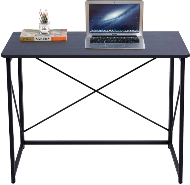 Artisyn Folding computer desk, storage table, and game table - Black Multipurpose Table - Image 3