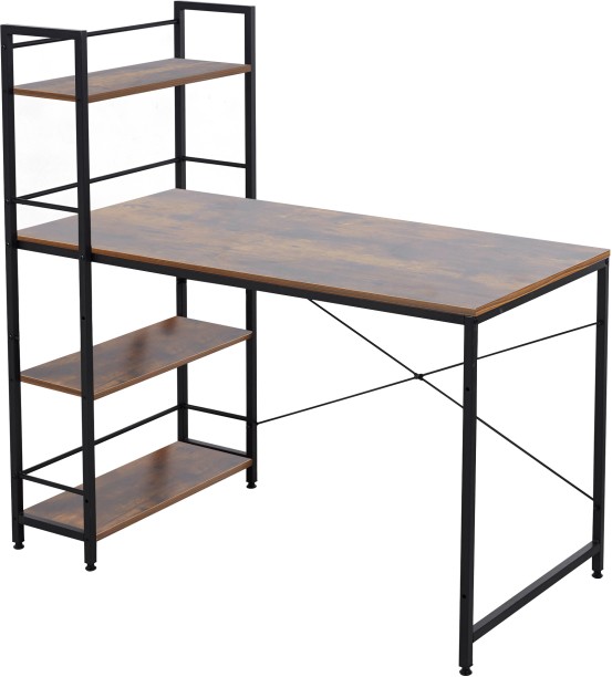 WLOTPUI L Shaped Computer Desk with Storage Shelves, Corner Desk - Image 2