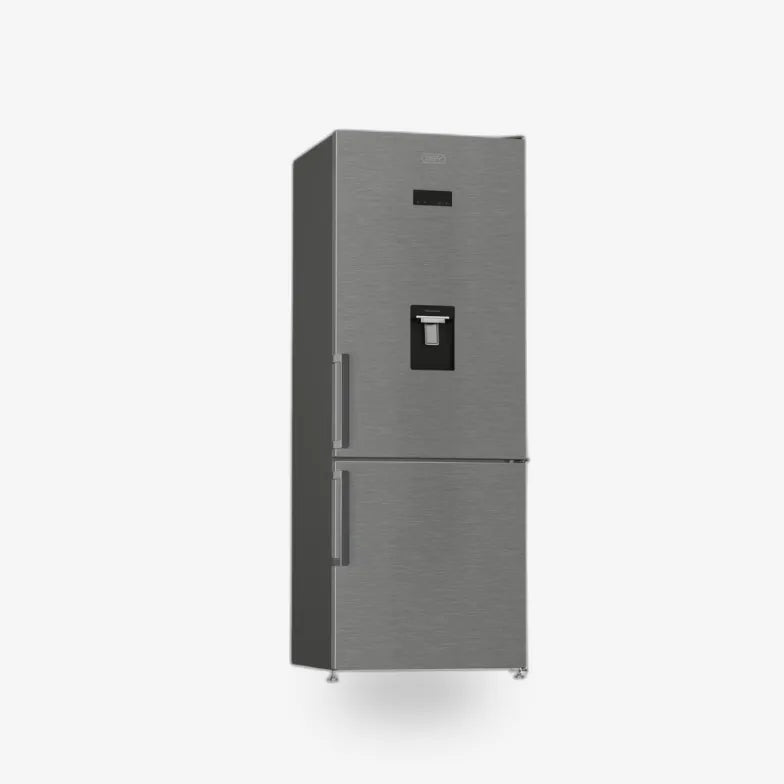 Defy 70cm Fridge/ Freezer Frost Free Naturelight Satin Metallic — DAC705 - Image 2