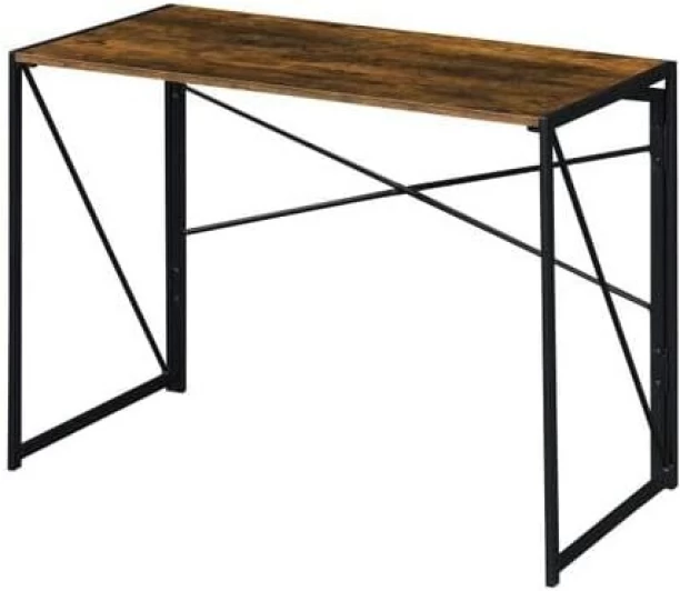 Nerdy Admin - Folding Computer Desk 100cm - Brown 0736372854179 Solid Wood Computer Desk