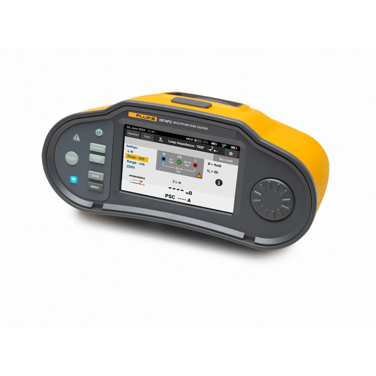 Fluke 1672 SCHFTT Multifunction Installation Tester + TruTest Software - Image 2