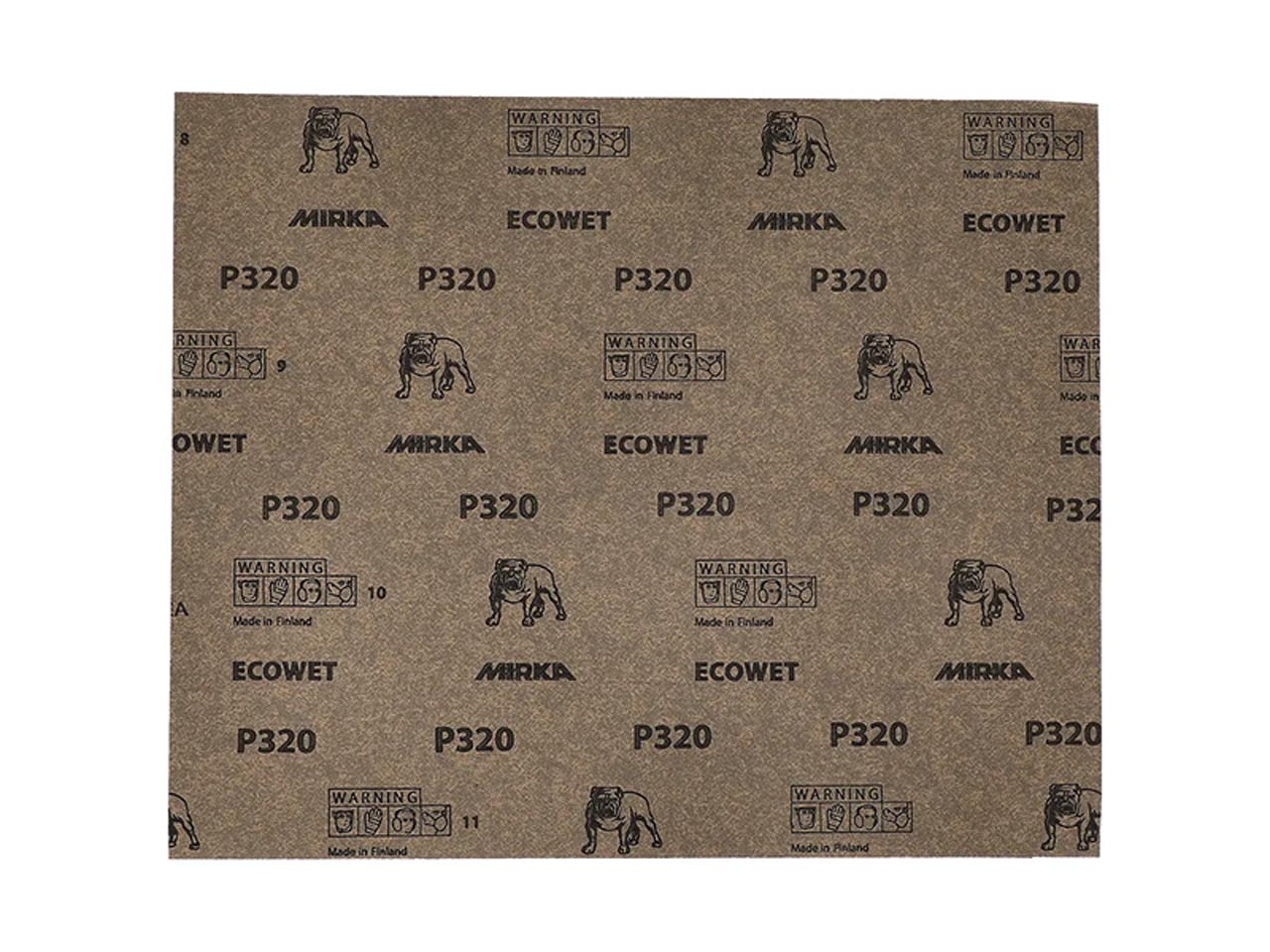 MIRKA Ecowet Water Paper Sanding Sheets, 230mmx280mm - Image 2