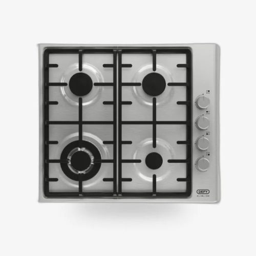Defy 60cm Slimline Gas Hob with Wok Stainless Steel — DHG602