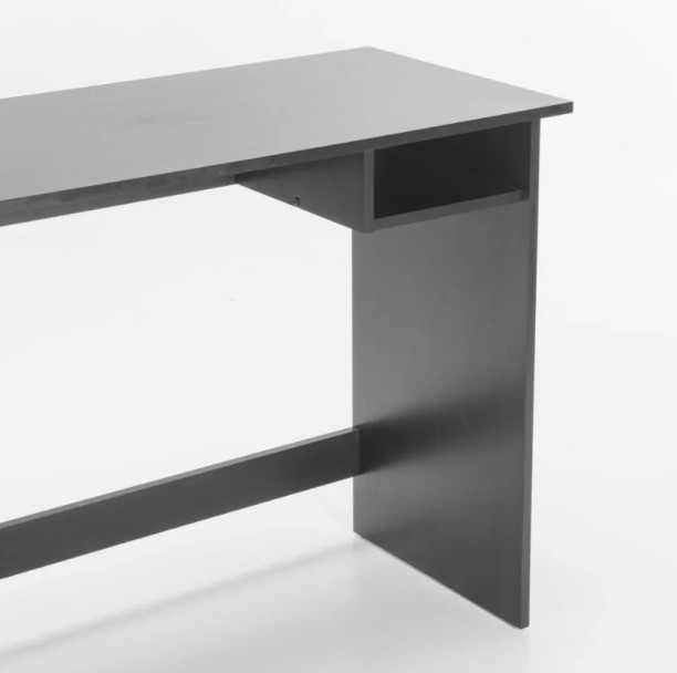 Novafurn Leno 90cm Study Desk Engineered Wood Computer Desk – Wenge - Image 4