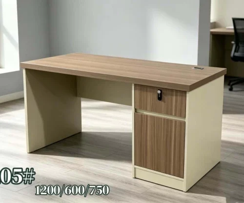 Hallo Workstation Office Table HAKL0987HJGT25 Engineered Wood Computer Desk – brown