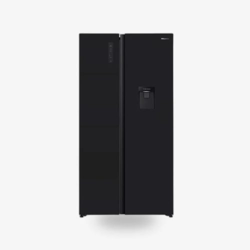 Hisense 541L Side-by-Side Fridge — Black Glass — H680SMIB-WA