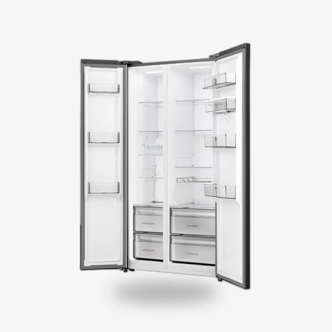 Hisense 541L Side-by-Side Fridge — Black Glass — H680SMIB-WA - Image 2