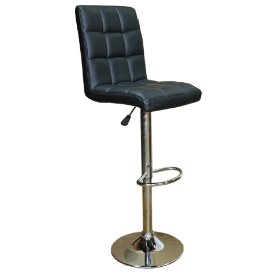 L Shape 18 Square Bar Stool – White - Image 2