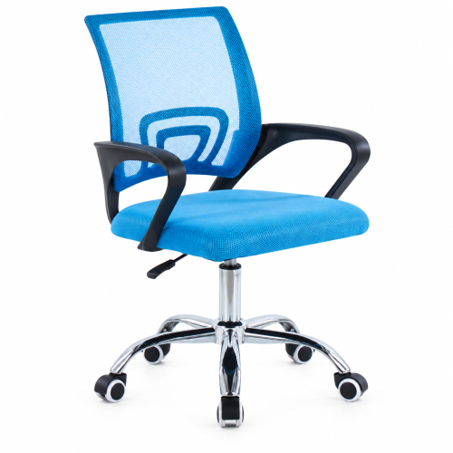 AFRISINO IMPORTS BX002 Office Adjustable Arm Chair – Light Blue