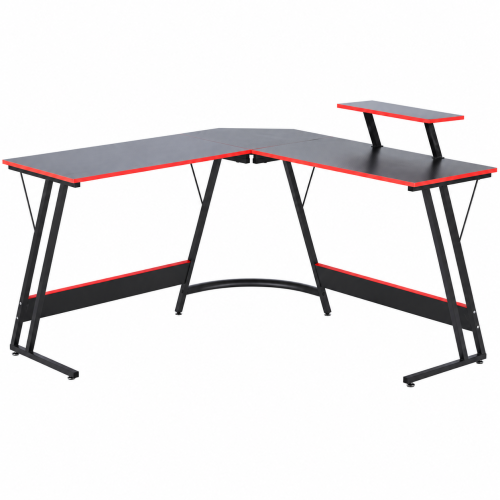 WLOTPUI Corner Computer Desk,L Shaped Desk,Gaming Desk