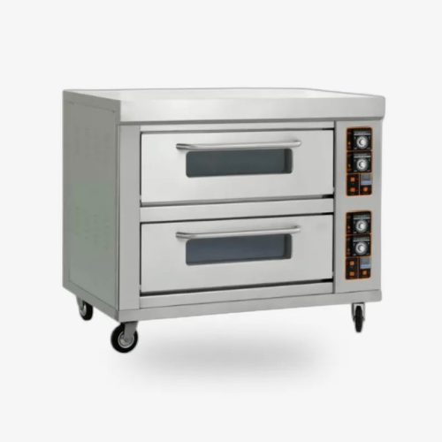 Commercial Double Deck 4-Tray Bakery Oven — CSE24