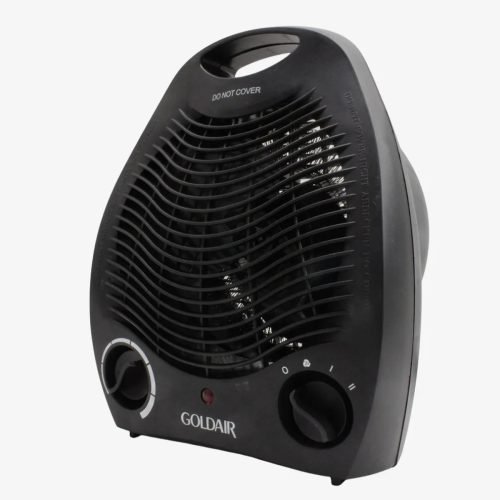 Goldair Upright Fan Heater — 2000W — Black — GFH-2000B