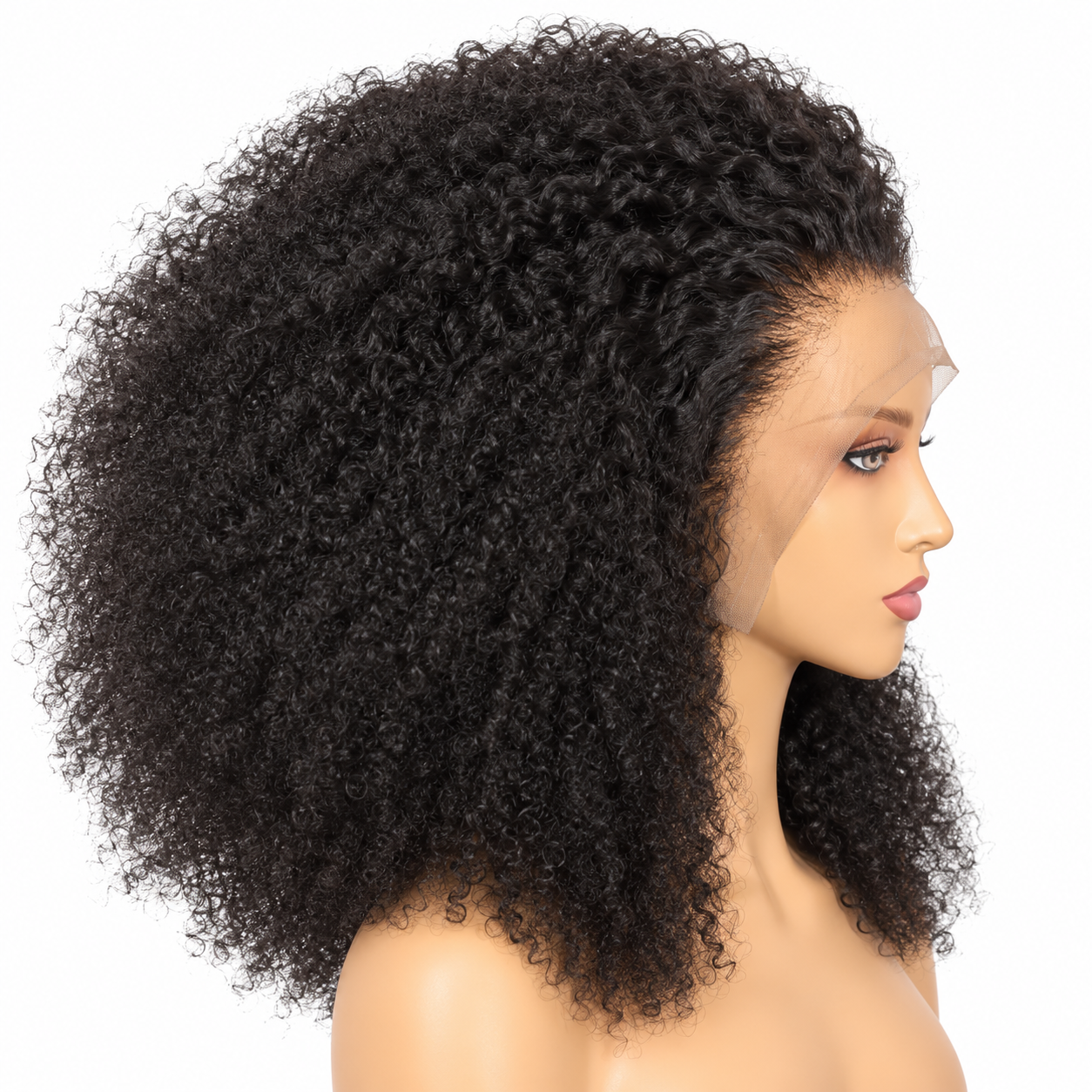 Kinky Curly Wig 13×4 Lace Front Wig Glueless Human Hair Wig - Image 4