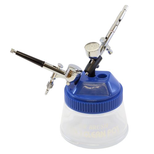 MAC AFRIC 3-in-1 Airbrush Cleaning Pot, Holder & Palette