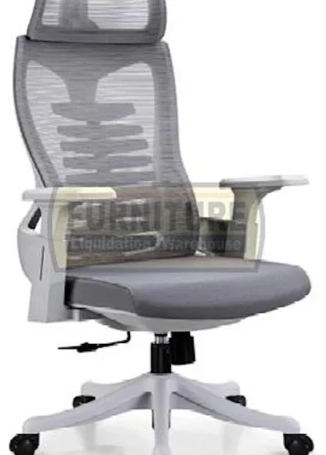 REX M A08 Office Adjustable Arm Chair – Grey