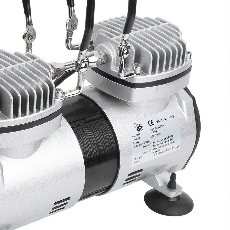 MAC AFRIC Dual Cylinder Mini Oil Free Compressor Oil Free Compressors - Image 6