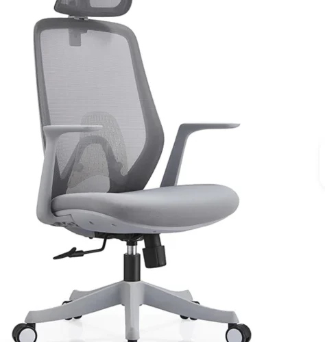 REX M A909 Grey Office Adjustable Arm Chair