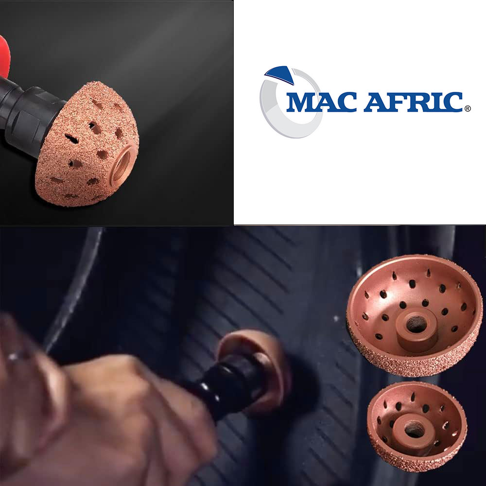 MAC AFRIC Tungsten Carbide Tyre Buffing Tool Set for AGRIND002 - Image 2