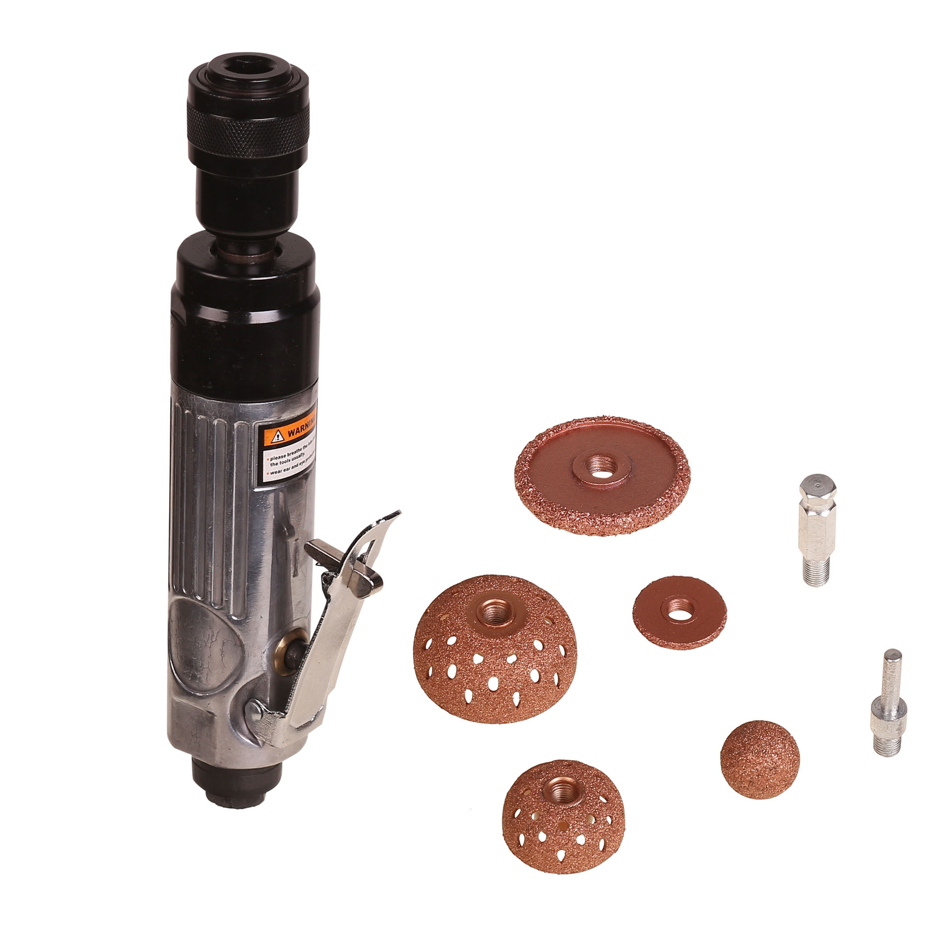MAC AFRIC 22 000 rpm Pneumatic Tyre Repair Die Grinder & Buffer Kit – 9.53 mm Collet