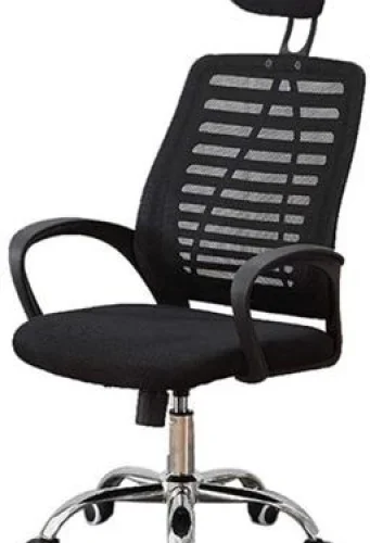 Cute Office Chair ark71 Office Adjustable Arm Chair – Black