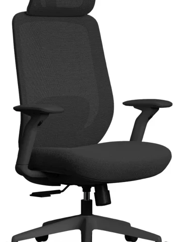 Minhaj Homeware Lotus Ergonomic Office Chair Office Adjustable Arm Chair – Black