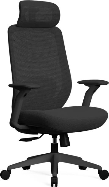 Minhaj Homeware Lotus Ergonomic Office Chair Office Adjustable Arm Chair – Black