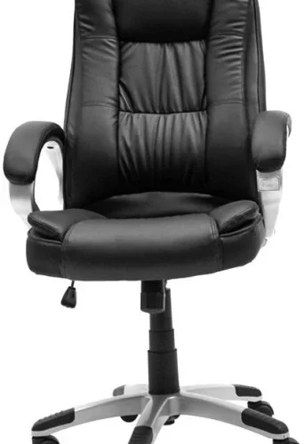 SMTE Executive Leather Office Chair - Black Office Executive Chair