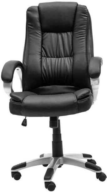 SMTE Executive Leather Office Chair - Black Office Executive Chair