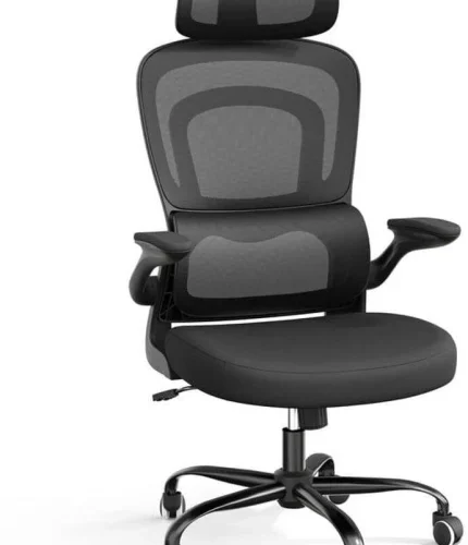 Decorum & Co Premium Ergonomic Mesh Office Chair High Back Chair – Black
