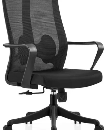 Amika Aurora Maven Office Study Arm Chair – Black