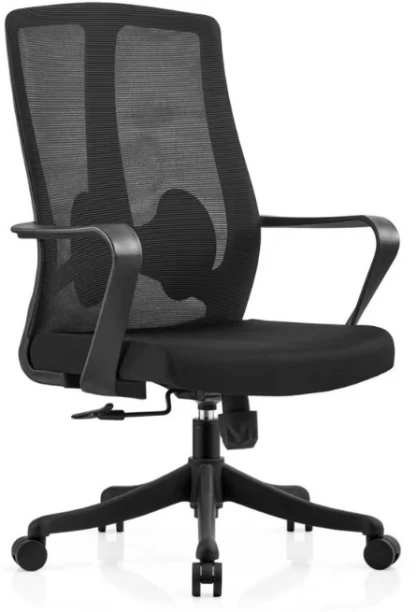 Amika Aurora Maven Office Study Arm Chair – Black