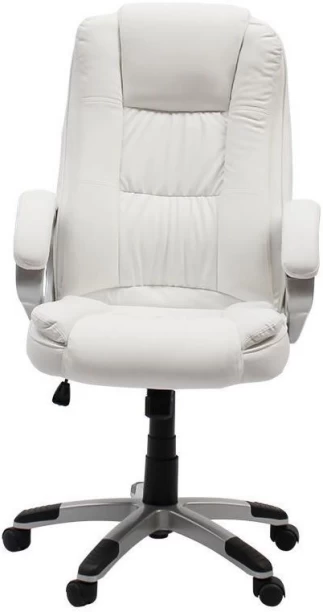 werdafurn Executive Leather Office Chair - White Office Executive Chair