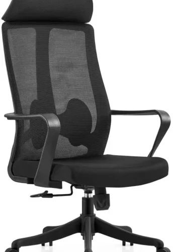Amika Aurora Meridian Office Study Arm Chair – Black