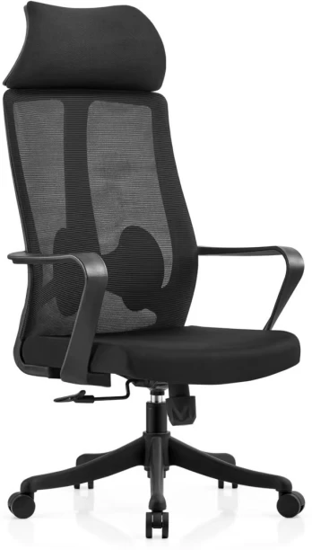 Amika Aurora Meridian Office Study Arm Chair – Black