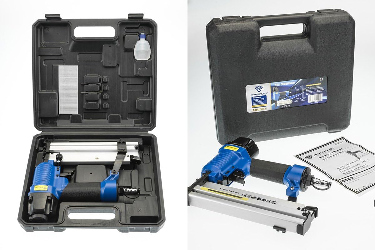 RONGPENG Combination 2-in-1 Air Nail & Staple Gun - Image 2