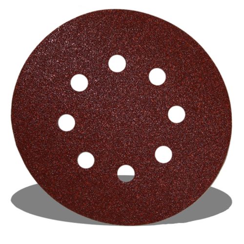 TORK CRAFT Sanding Discs Velcro 150 MM with 8 Holes (10 Pack)
