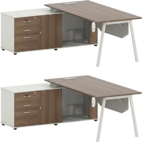 SMTE BT9818A Multipurpose Table – GREY, Brown