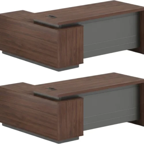 SMTE ZY1603 Multipurpose Table – WALNUT, GREY