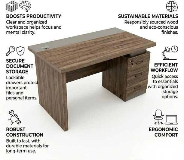 SMTE BT620 Multipurpose Table – WALNUT - Image 2