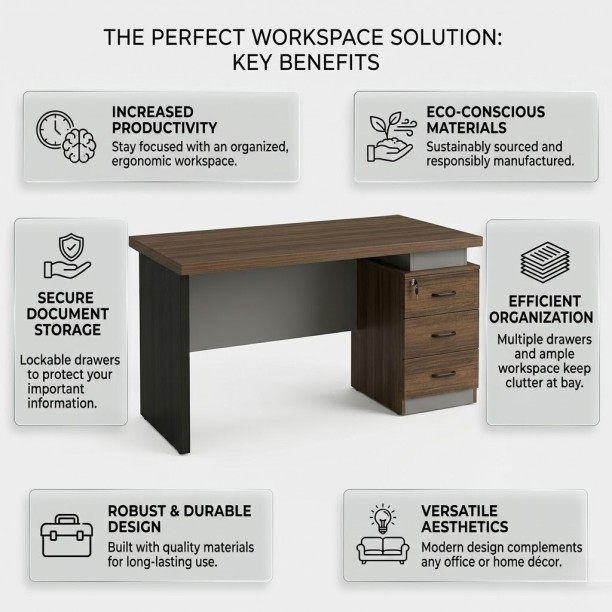 SMTE BT620 Multipurpose Table – BROWN - Image 2