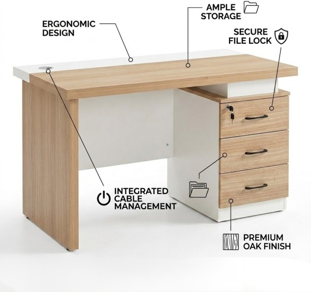 SMTE BT630 Multipurpose Table – OAK - Image 2