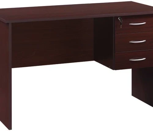 Linx Solitude Work Desk - Espresso Office Table – Brown