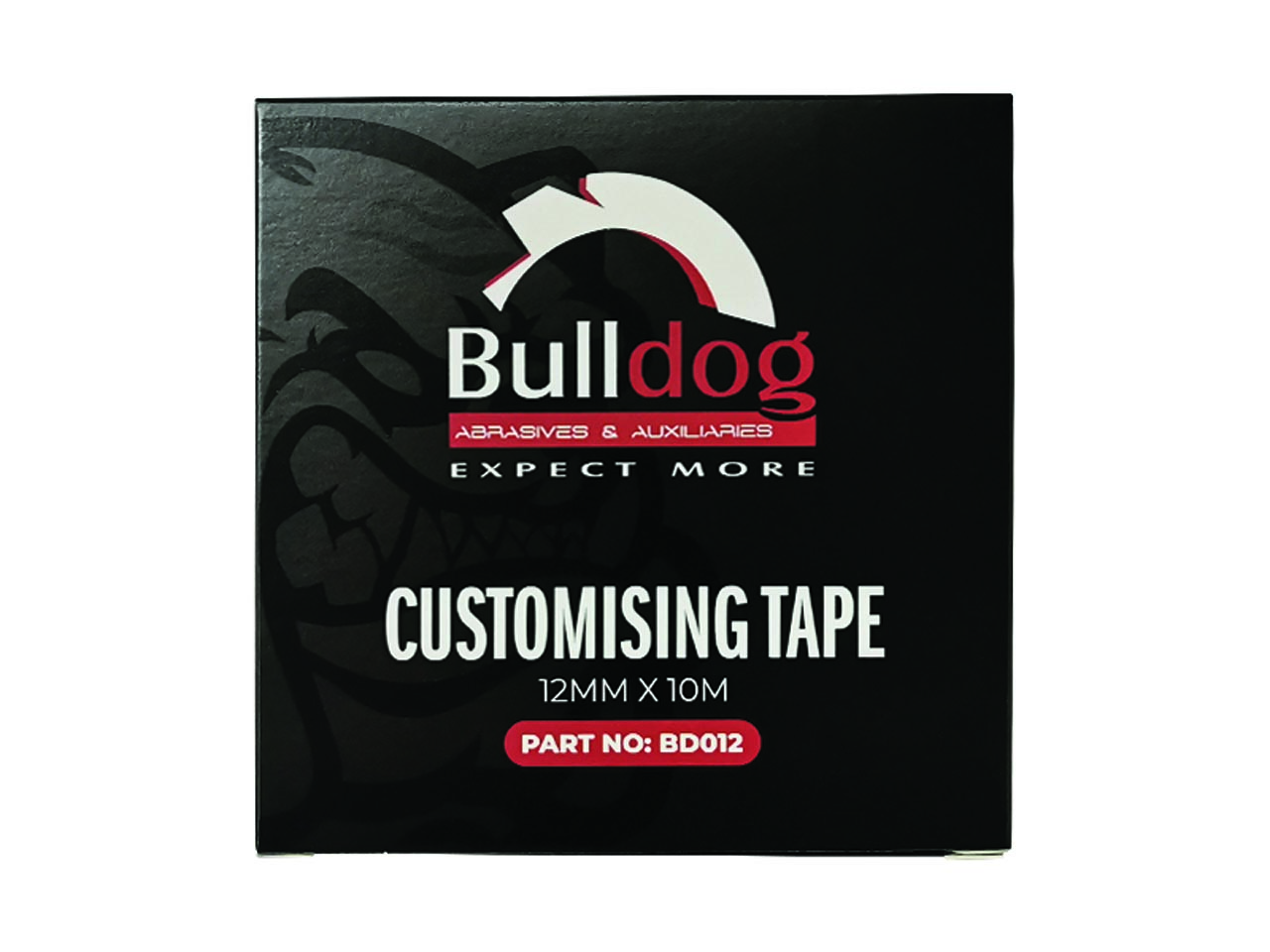 BULLDOG TAPES Customising Tape, Green, 12mmx10m - Image 2